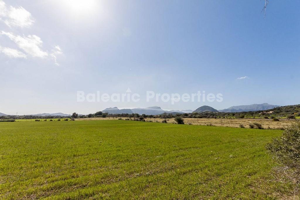 Plots with beautiful sea views for sale in Pollensa