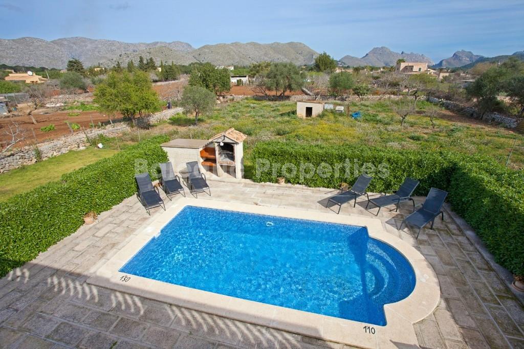 Superb country house for sale with rental license in a tranquil location in Pollensa, Mallorca