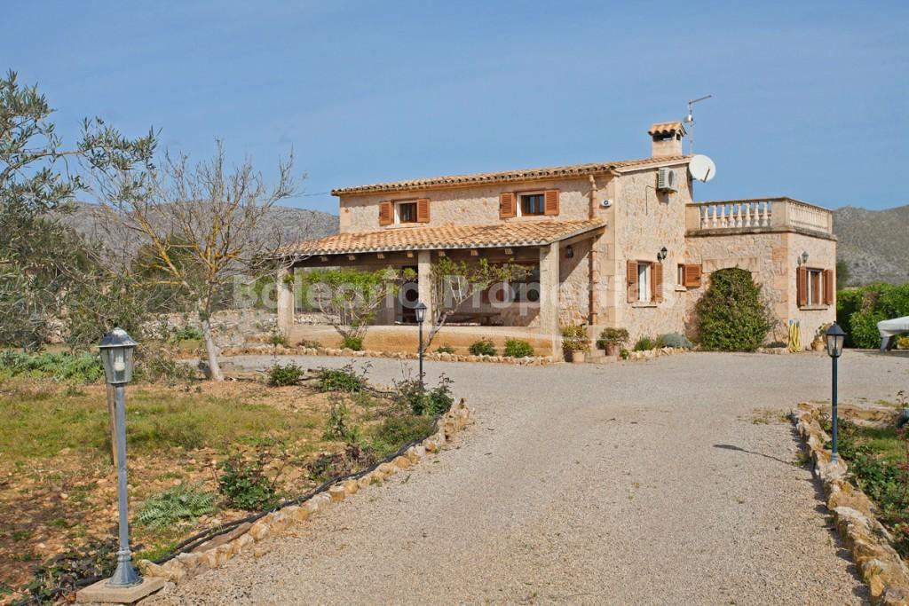 Superb country house for sale with rental license in a tranquil location in Pollensa, Mallorca