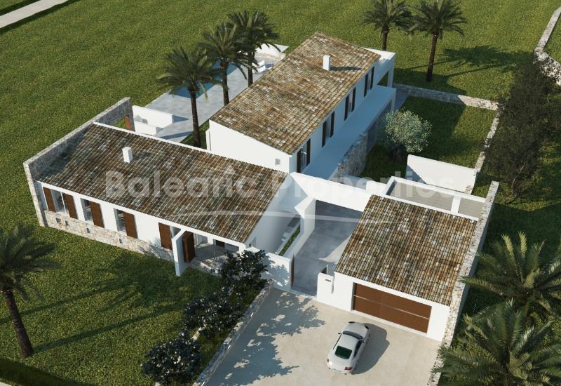 Sea and mountain view building plot for sale in Pollensa, Mallorca