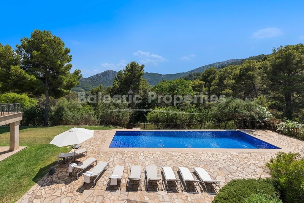 Increíble villa de campo para alquilar en las afueras de la ciudad de Pollensa, Mallorca