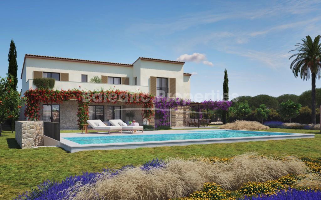 Proyecto: Preciosa casa de campo de nueva construcción en venta cerca de Manacor, Mallorca