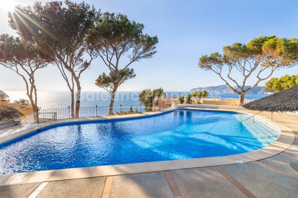 Townhouse with incredible sea views for sale in Santa Ponsa, Mallorca
