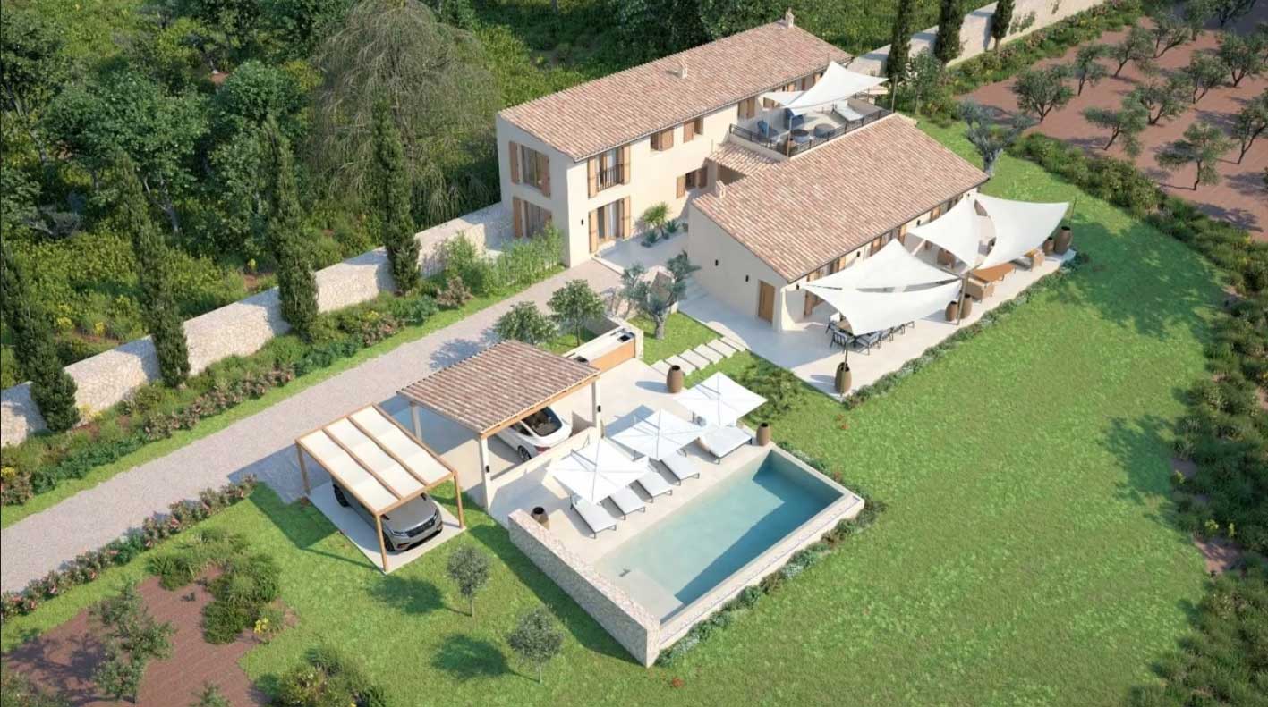 Rural estate with an approved building project in Alcudia, Mallorca
