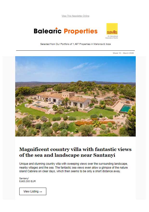 08-Mar-2026<br> Exceptional Mediterranean Homes