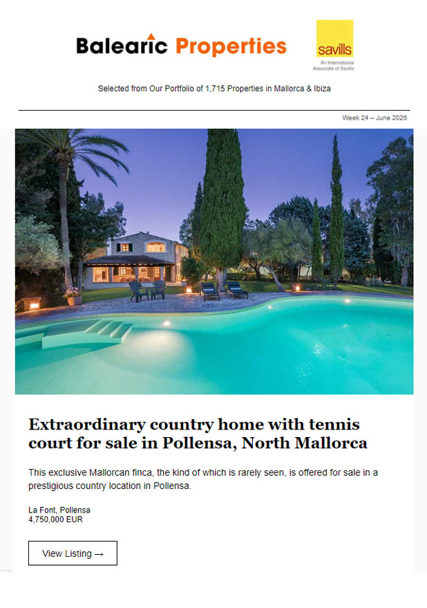 14-Jun-2026<br>Explore 15 Outstanding Properties in the Balearics
