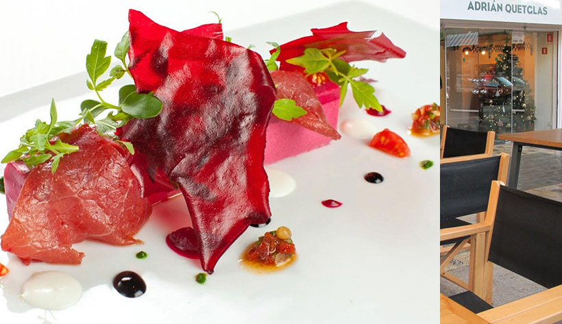 Adrián Quetglas Restaurant stands out for its impressive seven-course tasting menu.