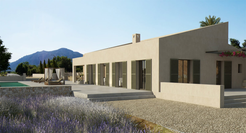 Pollensa modern country home