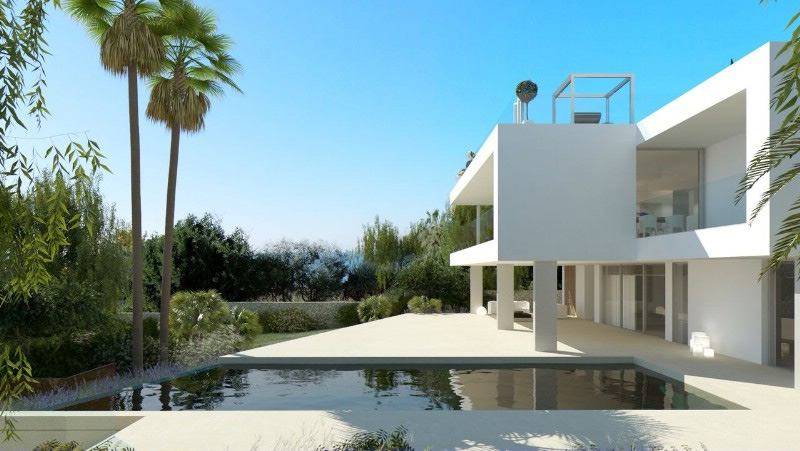 Santa Ponsa White modern villa