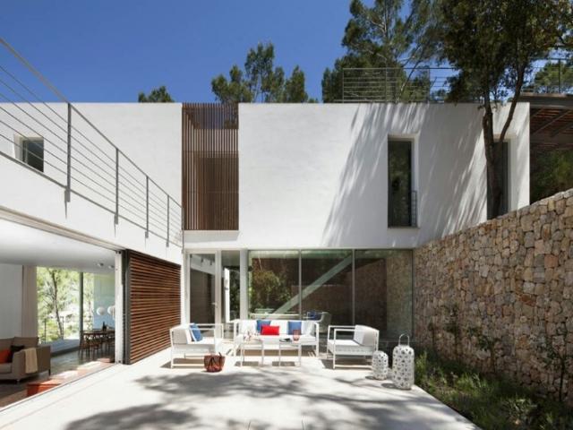 Villa modern architecture in Mallorca