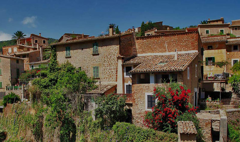 Deia beautiful areas Deia