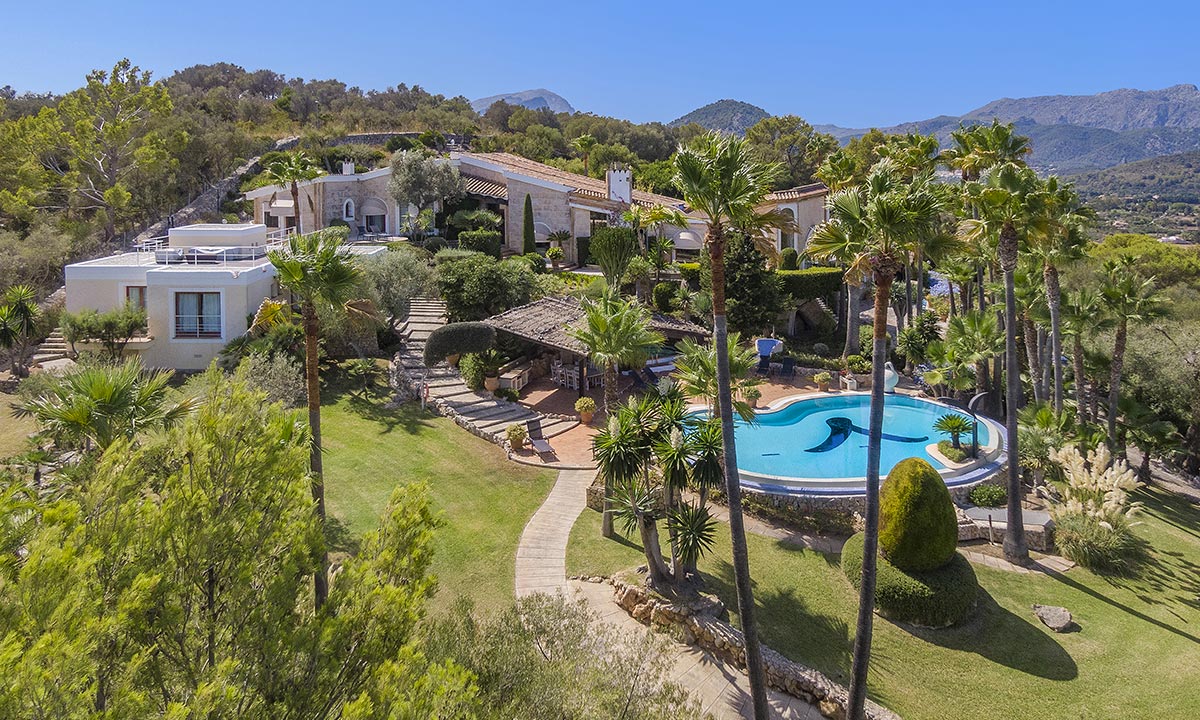 Spektakuläre Villa mit dem besten Meerblick im Norden Mallorcas Spektakuläre Villa