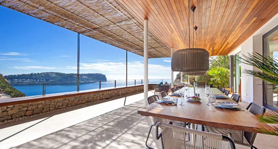 luxury sea view villa in Cala Moragues villa in Cala Moragues