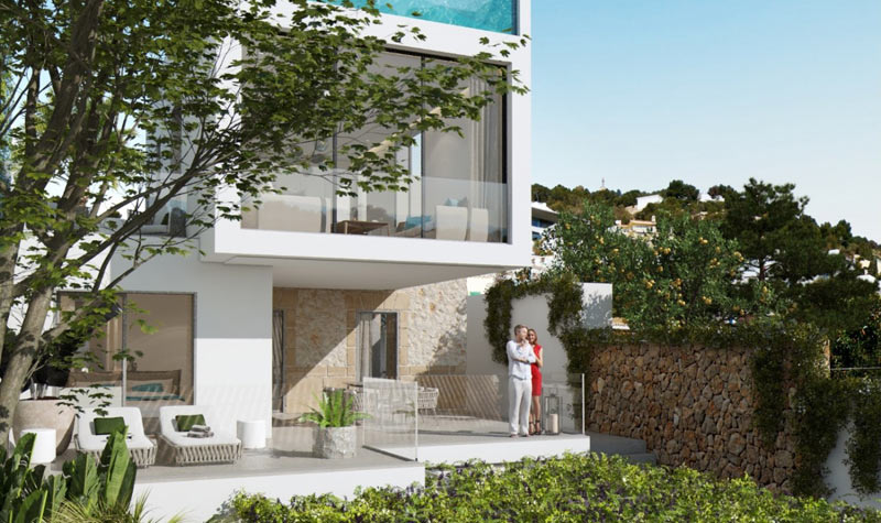 Villa project with wonderful terraces in Génova Villa project in Genova