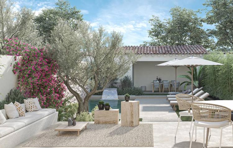 Townhouses project Santanyi Mallorca townhouses Santanyi project