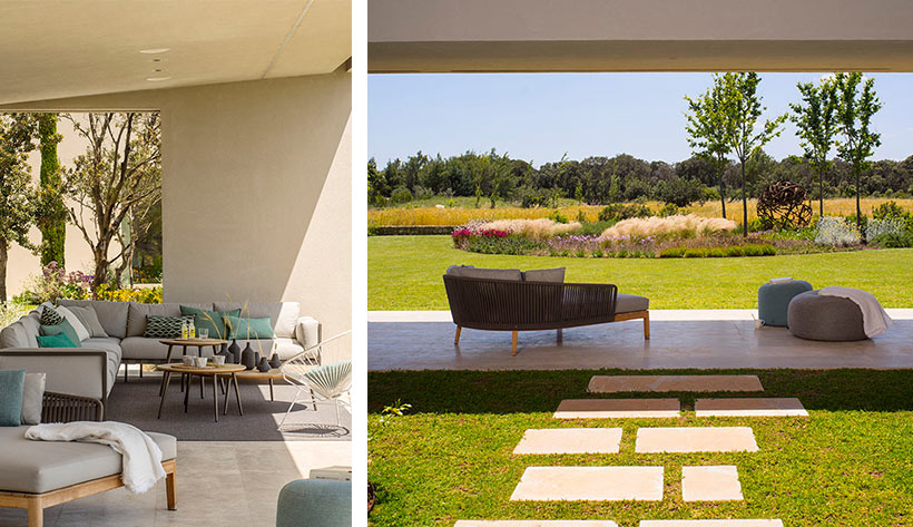 Garden design, minimalism and pure Mediterranean essence
