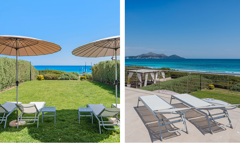 Appealing semi-detached villa on the beach Straight from the garden onto the beach