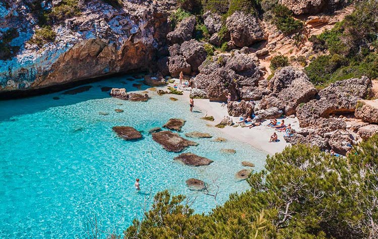 Cove beaches Mallorca