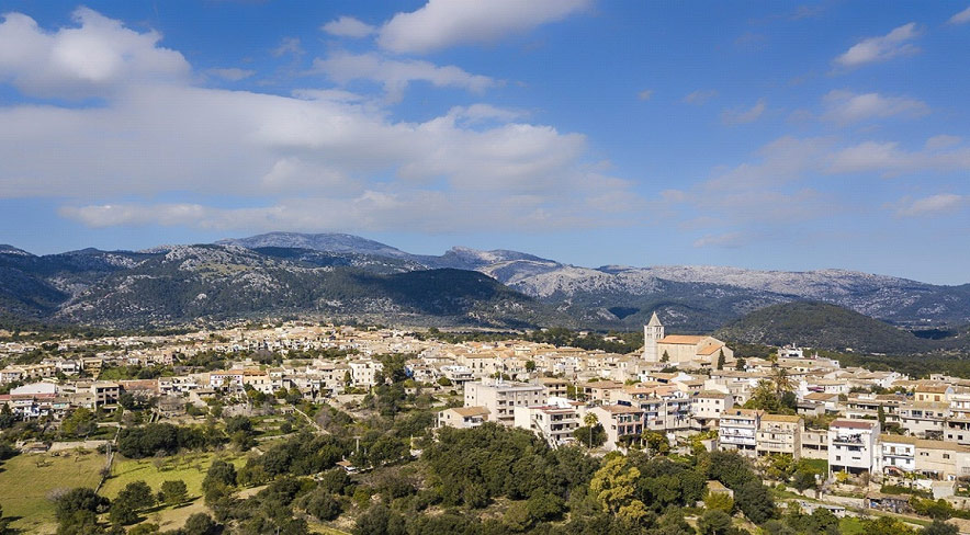Paisaje de los alrededores de Campanet, Mallorca