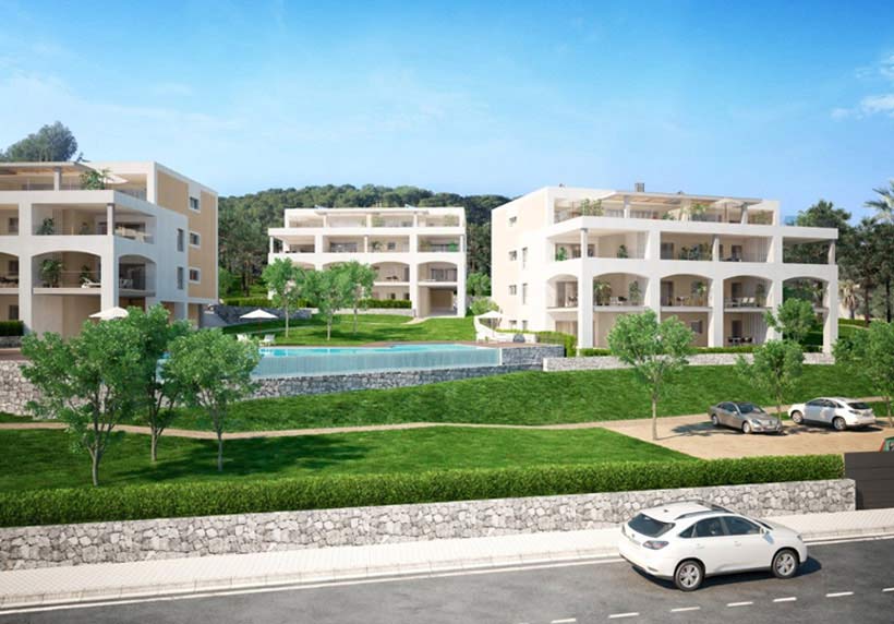 Impression of the  Santa Ponsa Residencial apartments for sale