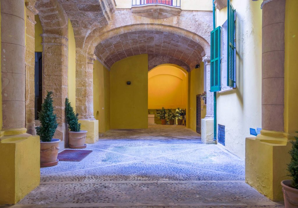 Historic courtyard in Palma Old Town