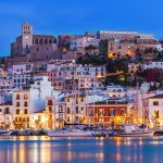 Ibiza coastline and landscape