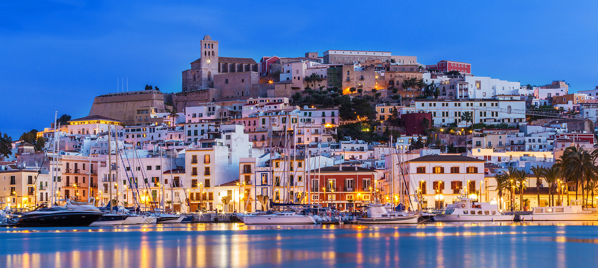 Ibiza coastline and landscape