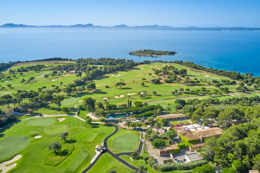 Golf Alcanada course overlooking the Bay of Alcúdia