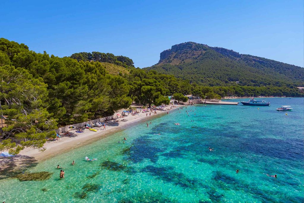 Platja de Formentor with gorgeous turquoise water