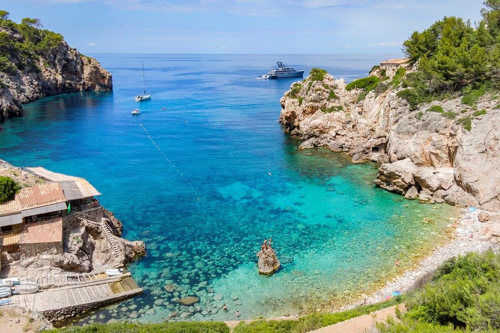 Cala Deià on Mallorca’s northwest coast