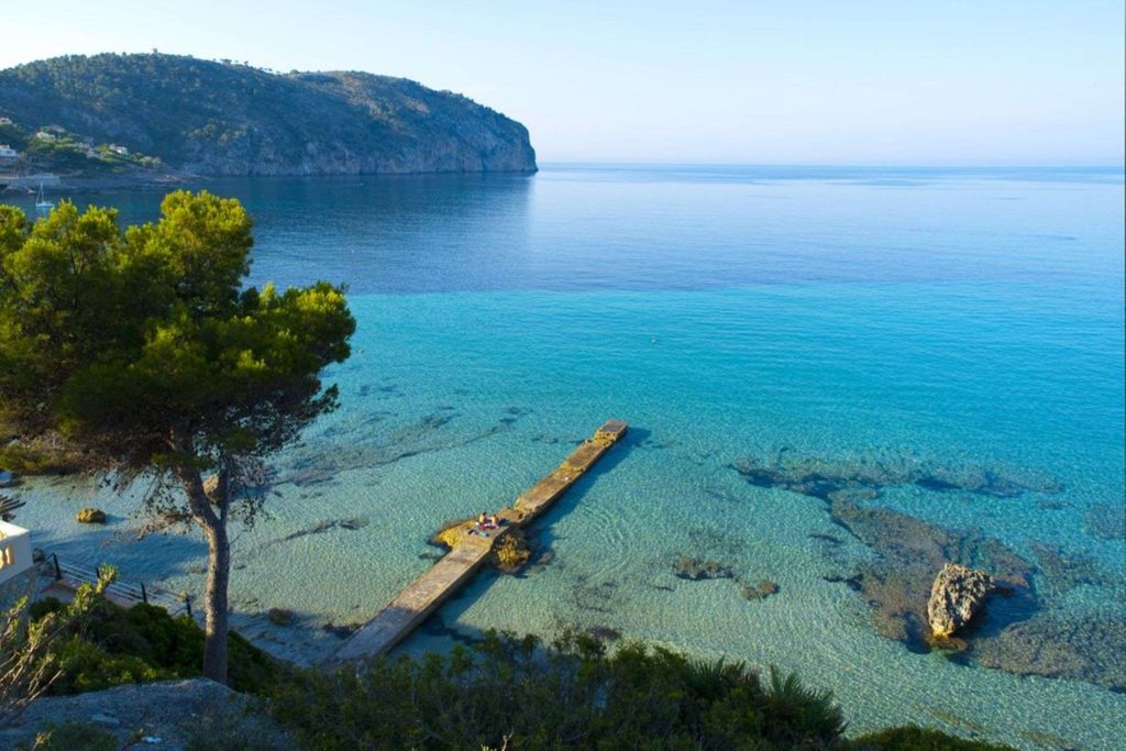 Camp de Mar beach near Port d’Andratx