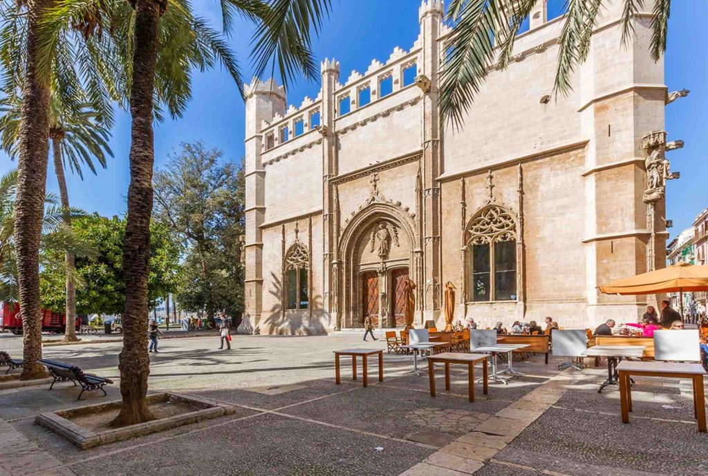 Beautiful gothic-styled Sa Llotja, Palma.