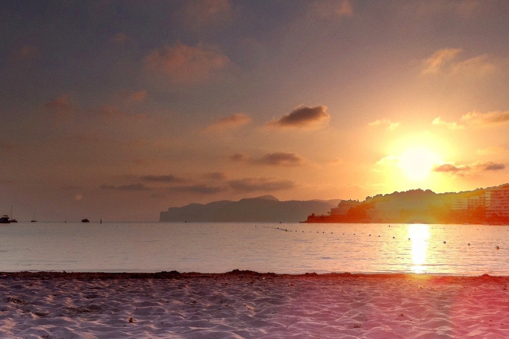 Sunset over Santa Ponsa, Mallorca