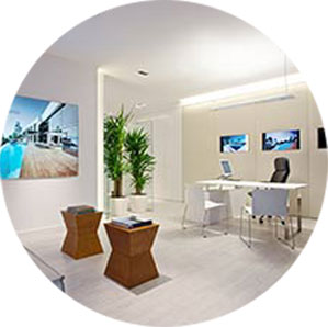 Büro von Balearic Properties in der Via Pollentia in Pollença