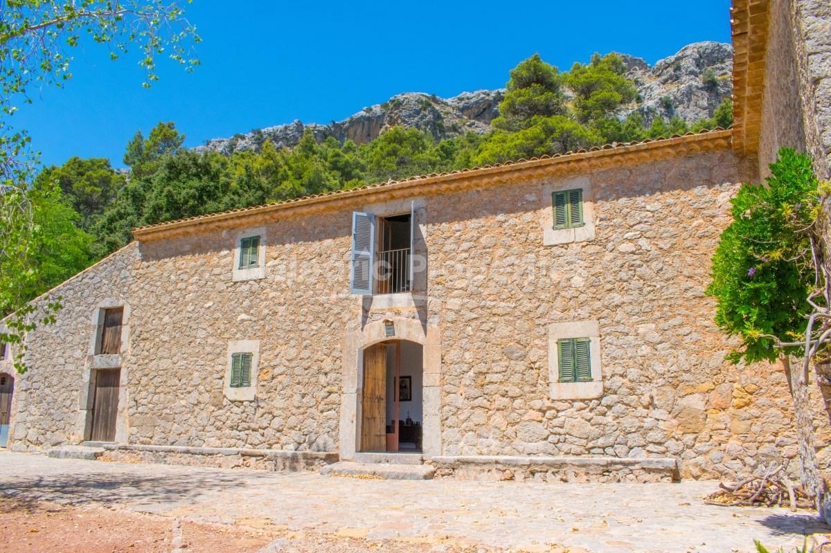 Traditional Mallorcan country estate with sea views for sale in Escorca, Mallorca