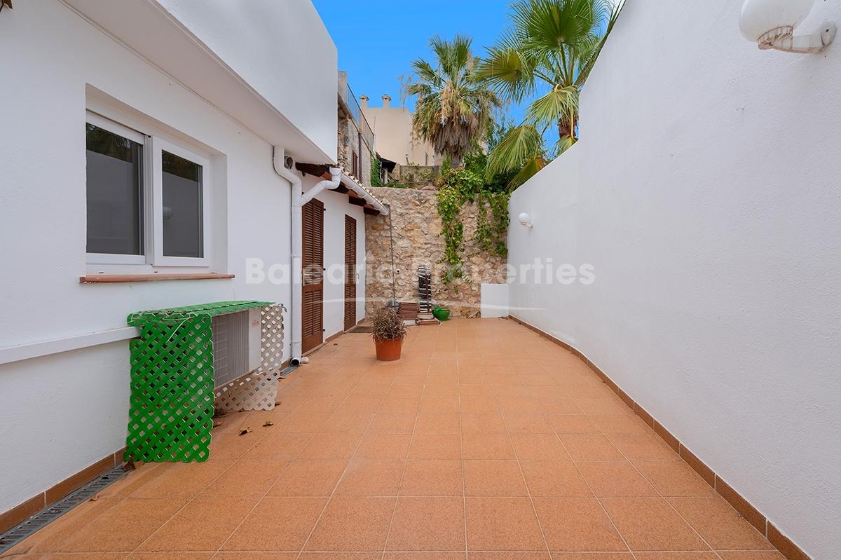 Quintessential three bedroom Mallorcan town house with great potential for sale in Pollensa, Mallorca