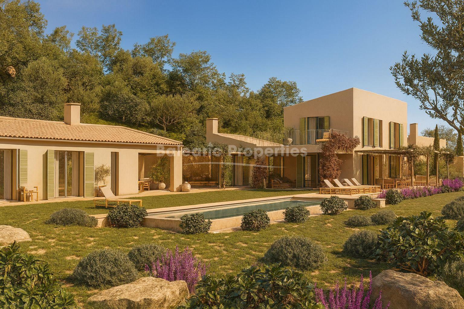 Wunderschöne rustikale Finca mit Meer- und Bergblick kaufen in der Nähe der Sportakademie Rafa Nadal