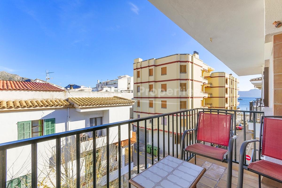 Three bedroom apartment for sale just 50m from the beach in Puerto Pollensa, Mallorca