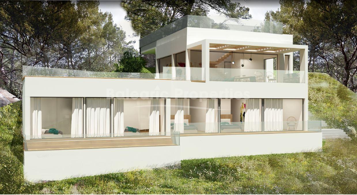 Villa en construcción en venta en Puerto Pollensa, Mallorca