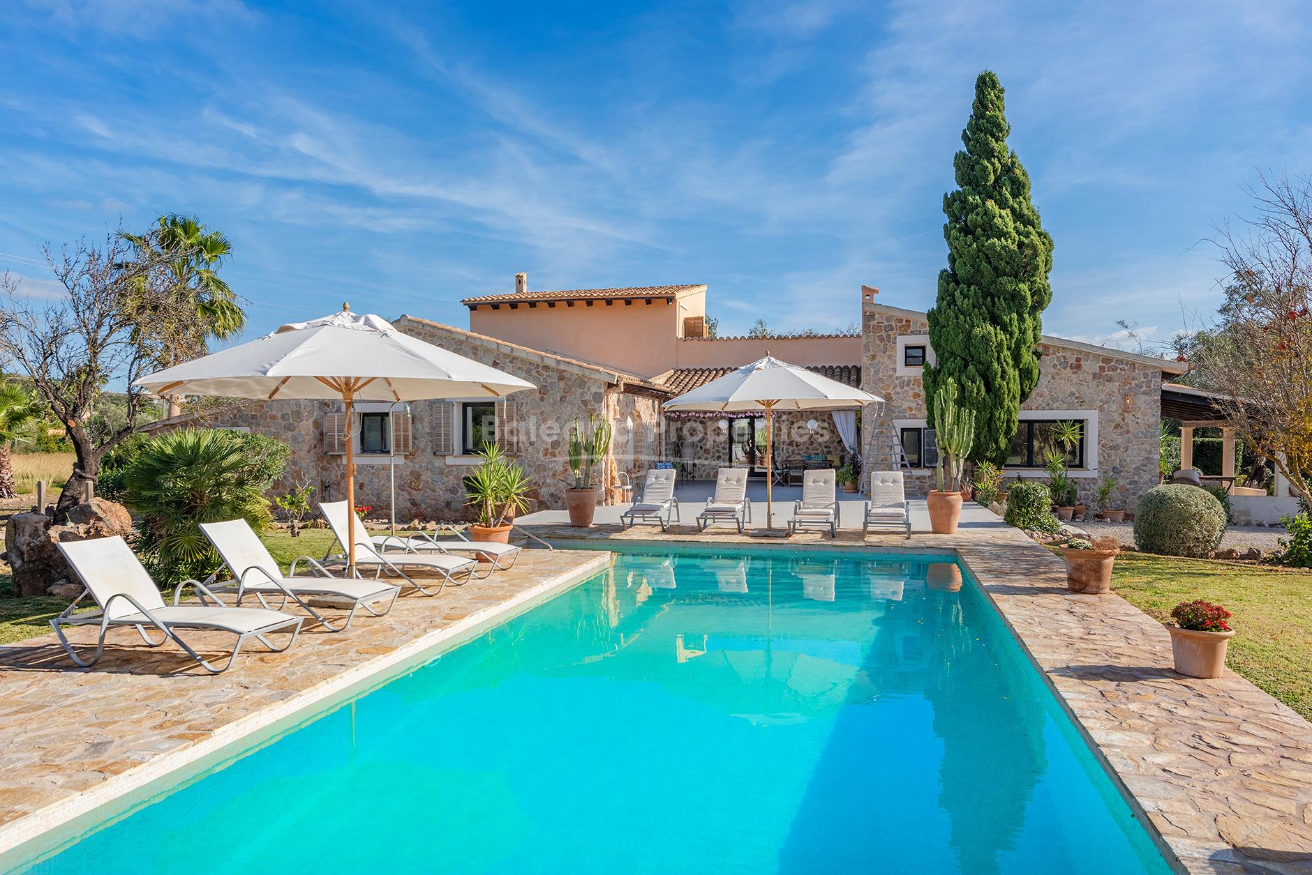 Country retreat with amazing panoramic views for sale in Pollensa, Mallorca