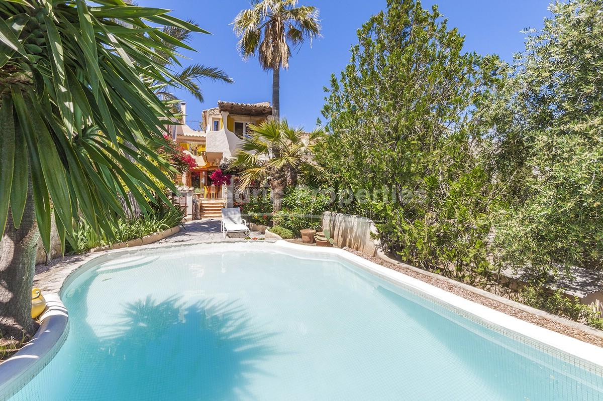 Unique town house with pool for sale in the heart of Pollensa, Mallorca
