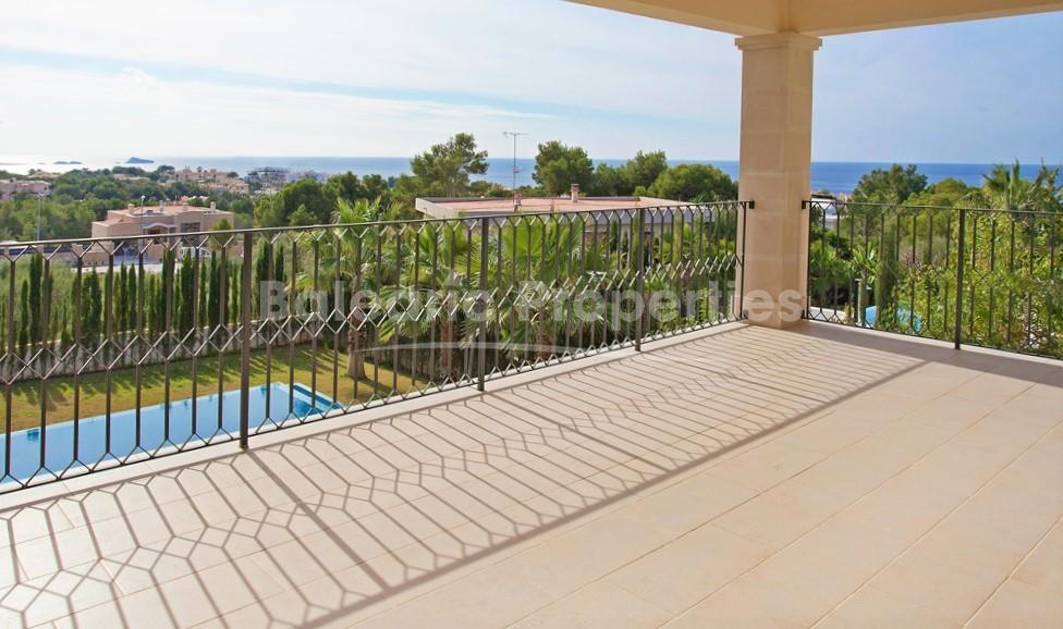 Fantastic villa with large pool and sea views for sale in Santa Ponsa, Mallorca