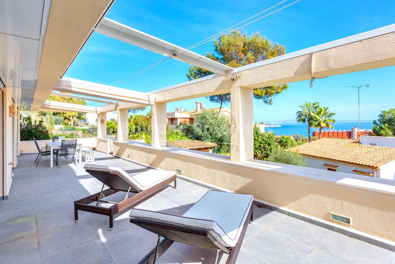 Garden apartment with sea views for sale in Cas Catala, Mallorca