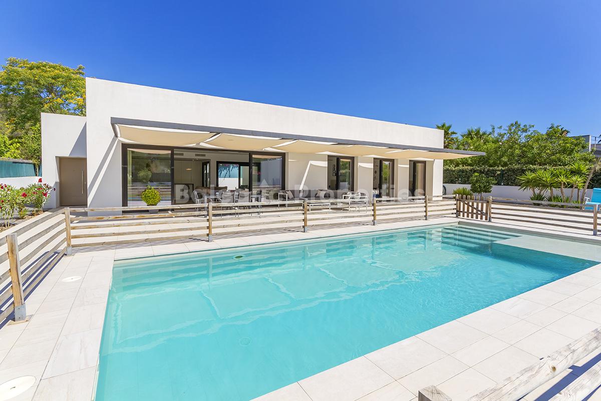 Outstanding contemporary villa with pool for sale close to Pollensa, Mallorca
