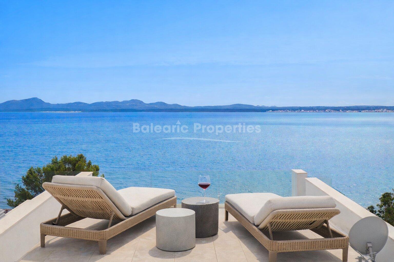 Spectacular new villa with unobstructed sea views for sale in Alcudia, Mallorca 