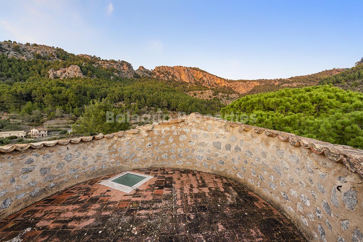 Unique house in need of refurbishment for sale near Puerto Sóller, Mallorca