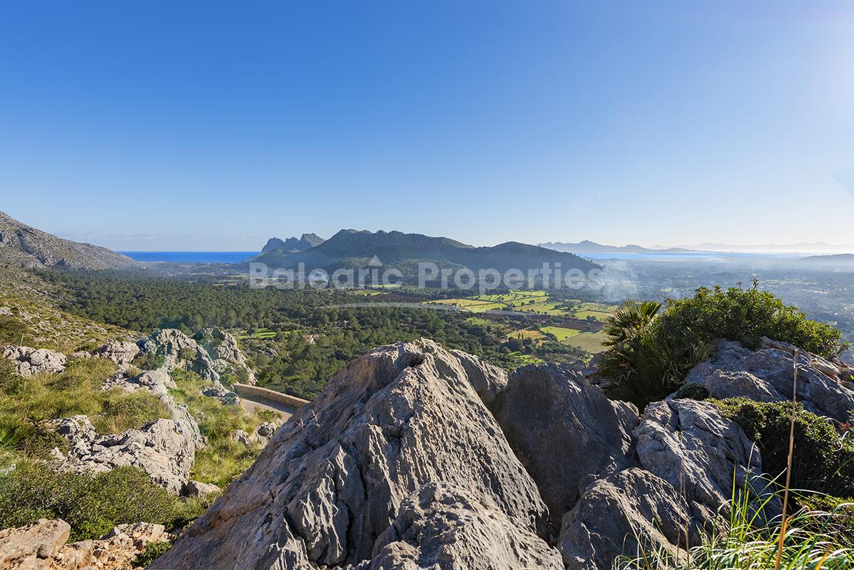 Best sea view plot for sale in an exclusive area of Pollensa, Mallorca