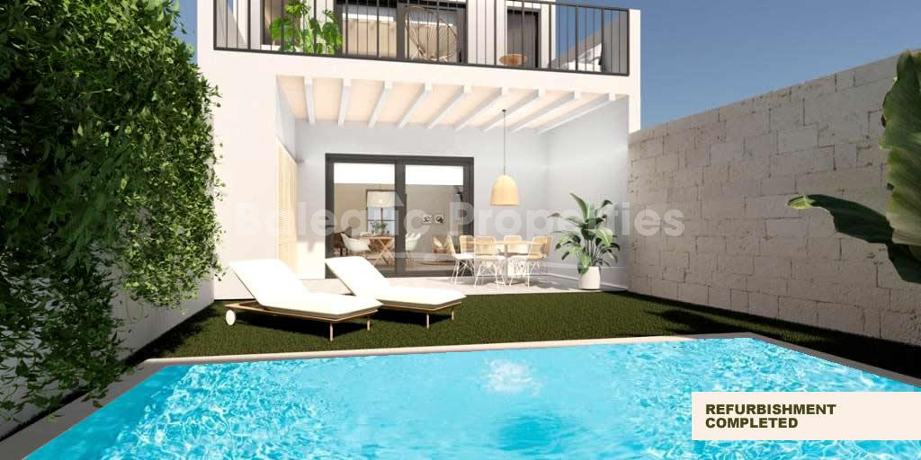 Stylishly renovated town house with pool for sale in Llubí, Mallorca