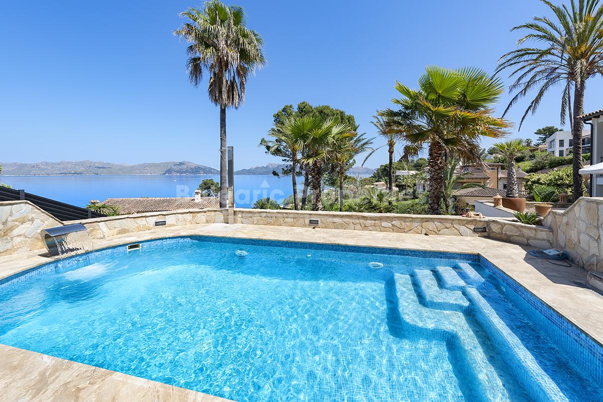 Fantastic seaview villa for sale in Bonaire, near Alcudia, Mallorca