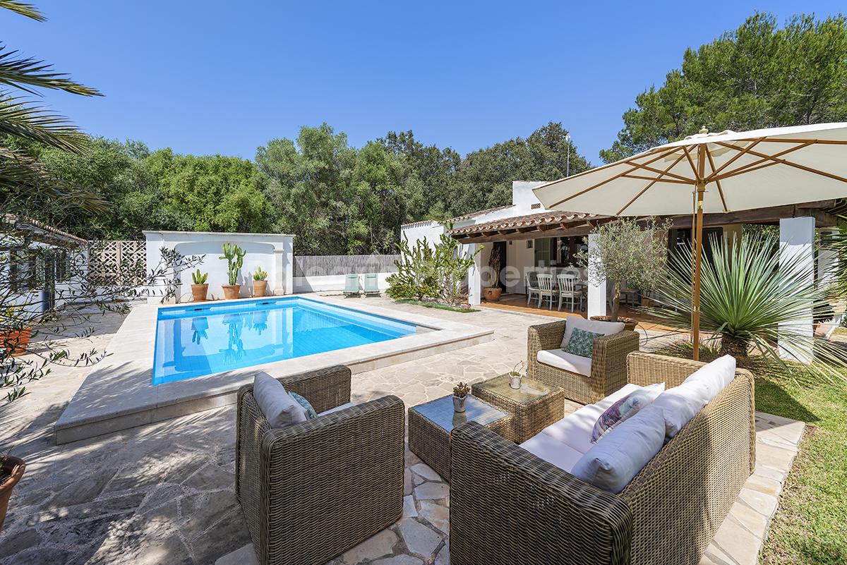 Idílica villa de campo con codiciada licencia de vacaciones en venta en Pollensa, Mallorca